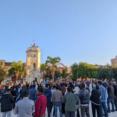 manifestazione per gaza a san ferdinando