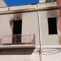 Incendio palazzina San Ferdinando di Puglia