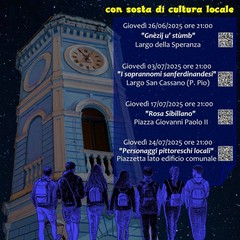 "Camminata sotto le stelle": passeggiate serali a San Ferdinando