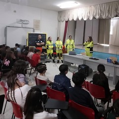 La Protezione Civile incontra i ragazzi del "De Amicis-Papa Giovanni XXIII"