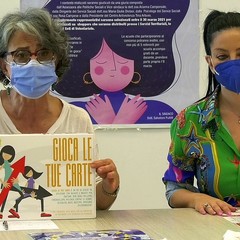 Tina Arbues Presidente Osservatorio Giulia e Rossella Centro Antiviolenza Onlus di Barletta e Arianna Camporeale Vice Sindaco e Assessora alle Pari Opportunit