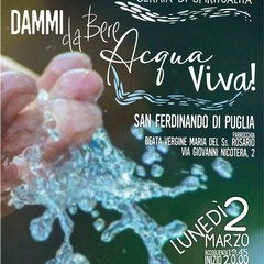Dammi da bere acqua viva!