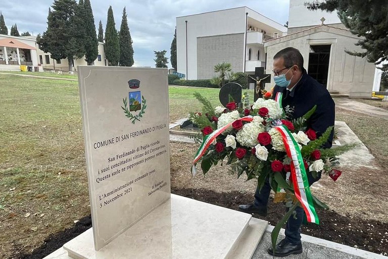 Stele a perenne memoria delle 43 vittime del Covid