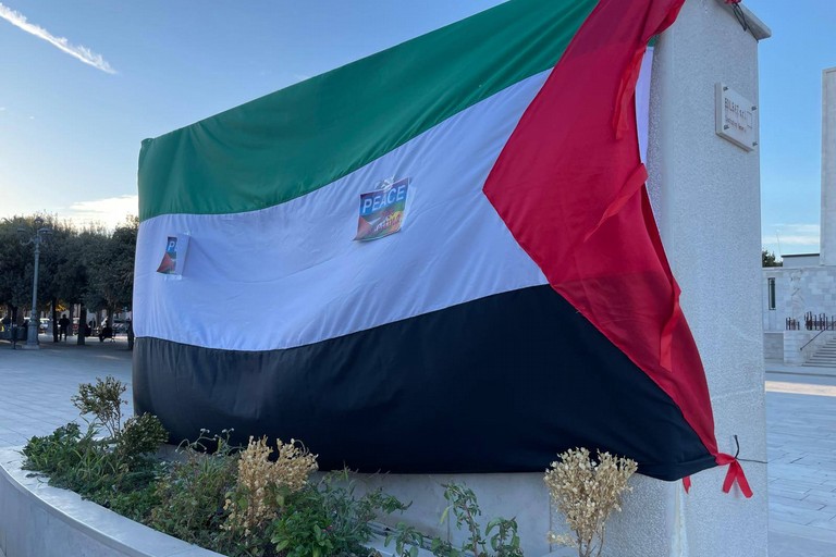 San Ferdinando manifesta per Gaza e la Palestina. <span>Foto Comune di San Ferdinando</span>