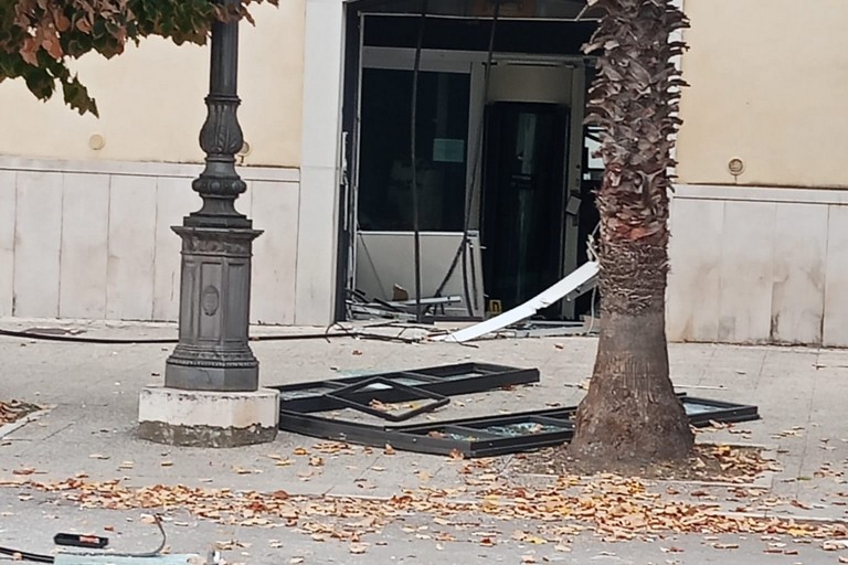 A San Ferdinando di Puglia assaltata la Bcc di Canosa - Loconia. <span>Foto Anna Verzicco</span>