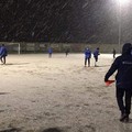 La Virtus San Ferdinando si allena sotto la neve