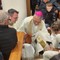 L’arcivescovo Mons. D’Ascenzo celebra il rito della lavanda dei piedi al Sacro Cuore di Gesù