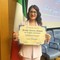 Maria Lombardo riceve il Premio America Giovani per l’impegno profuso nello studio