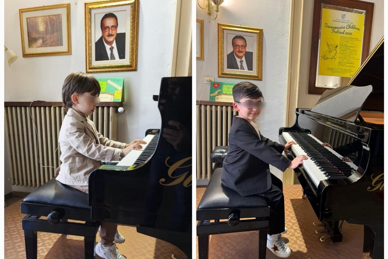 A San Ferdinando due piccoli prodigi della musica di soli cinque anni