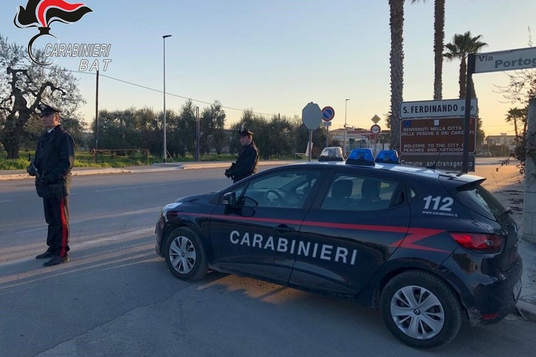 Controlli dei Carabinieri a San Ferdinando di Puglia