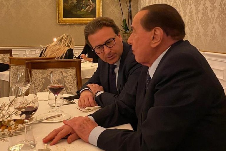 Dario Damiani e Silvio Berlusconi