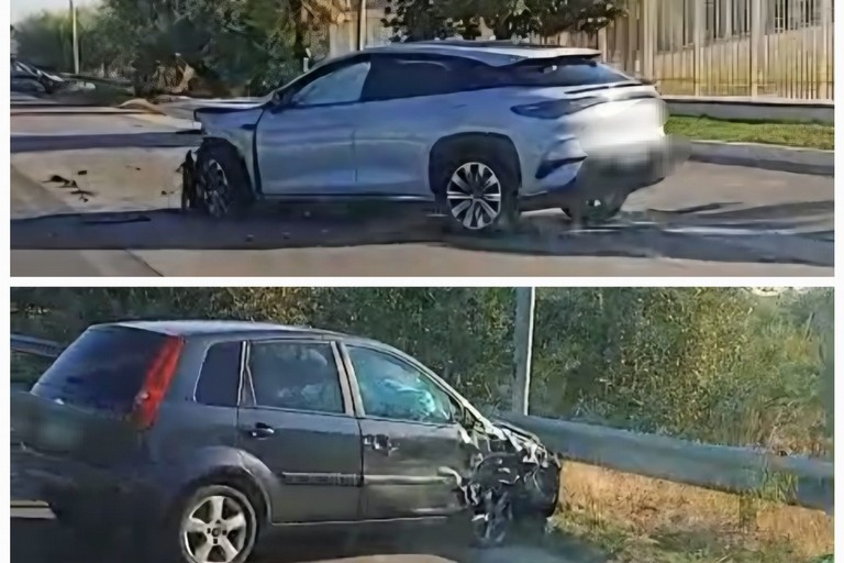 A San Ferdinando di Puglia sinistro stradale tra due auto