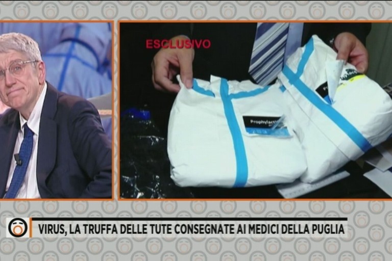 Tute mostrate nella trasmissione televisiva